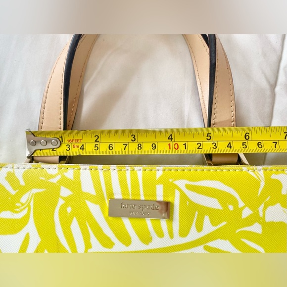 Kate Spade Grant Street Tropical Palm Juno Tote, Green Multi - Picture 10 of 16